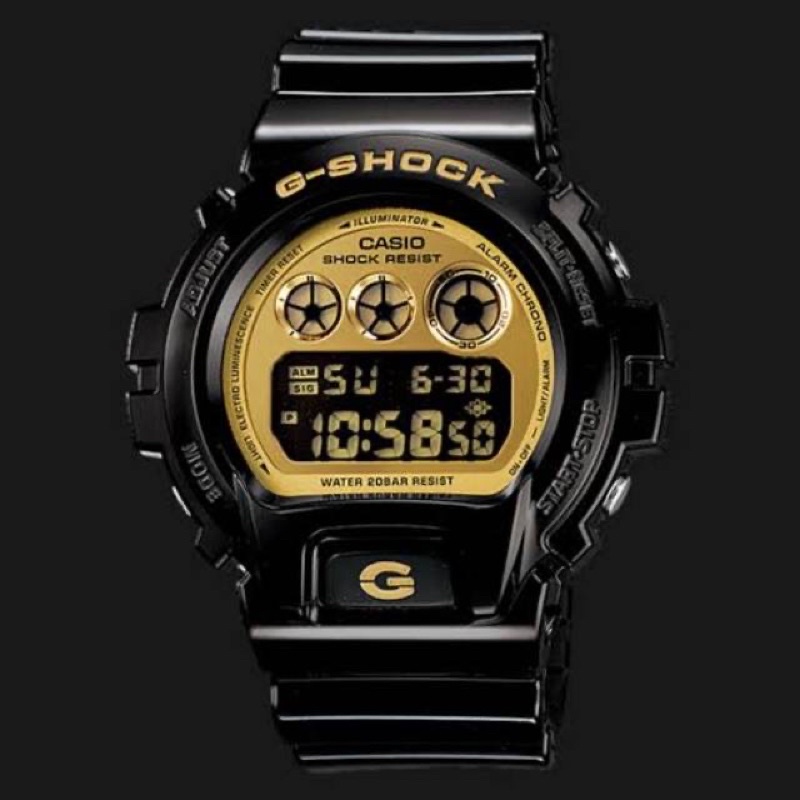 Jam Tangan Pria CASIO G-Shock DW 6900CB 1DS Tali Rubber Digital Original