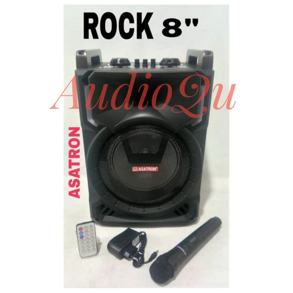 Speaker Portable Wireless Asatron Rock 8 inch