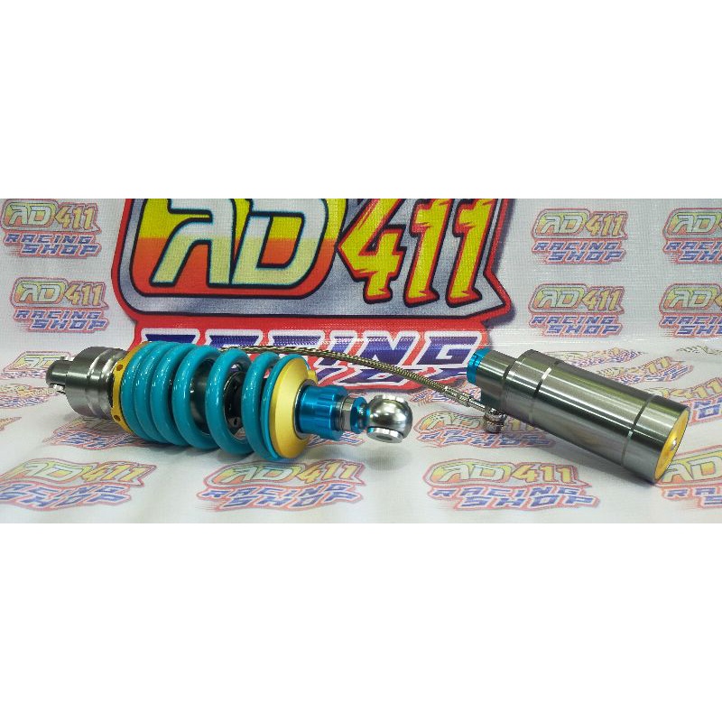 Shockbreaker Shock Belakang Showa Ninja RR Satria 2 Tak 255mm Tabung Pisah Fungsi Klik Fungsi Model 