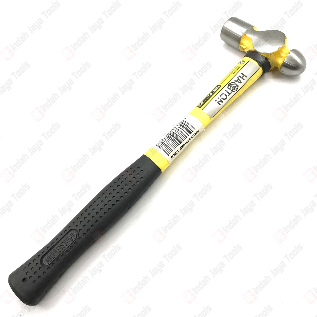 HASSTON 1511-020 Palu Konde 0.5 LB 8 OZ Gagang Fiber Karet Hammer