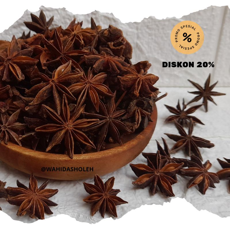 

bunga lawang bunga pekak star anise rempah dapur herbal