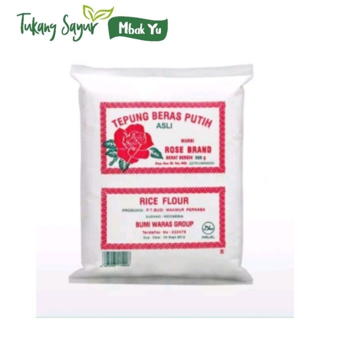 

cs777vv Tepung Beras Putih Rose Brand 500Gr Da01D100