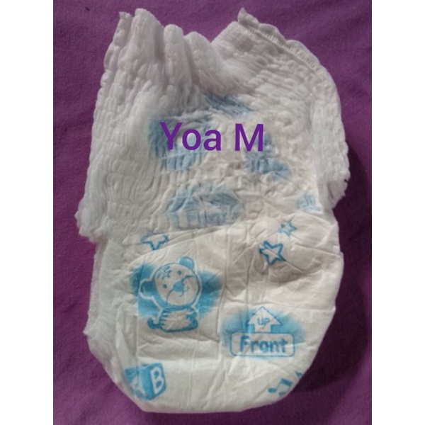 pampers/popok non kemasan yoa size M murah type celana