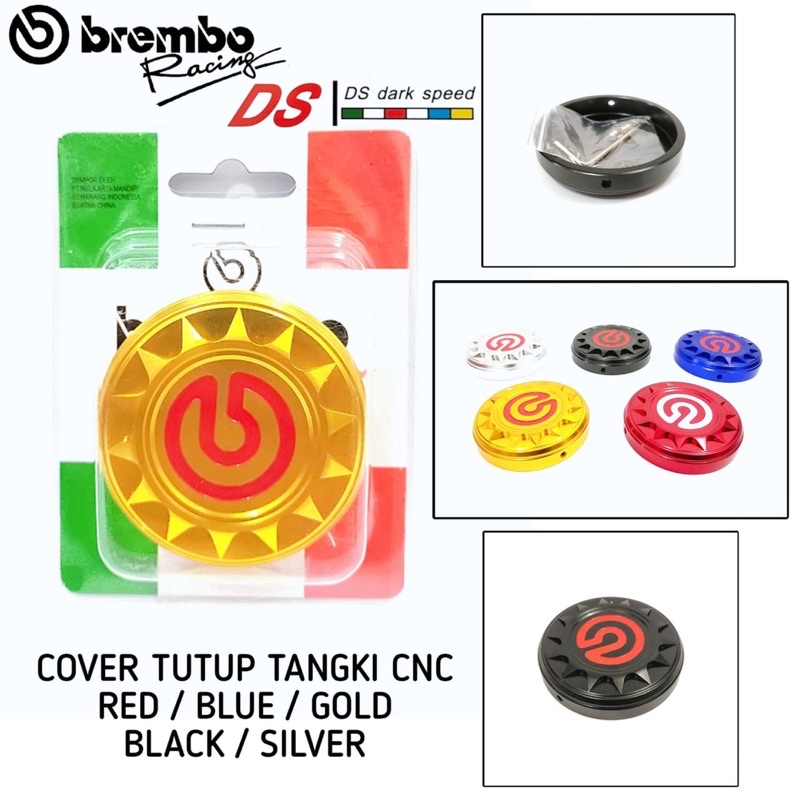 cover tutup tangki tutup tangki standar full cnc logo brembc universal matic bebek beat vario scoopy mio xeon mio sporty mio soul mio m3 jupiter vega supra revo rx king rxk  mx satria fu smash shogun universal semua motor