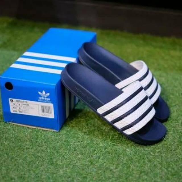 adidas adilette navy blue
