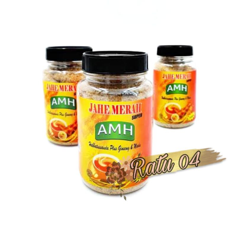 Jahe Merah Super AMH kemasan Toples 220gr