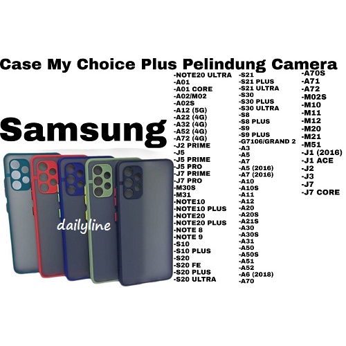 case protector camera mychoice softcase pelindung kamera cse for samsung Note20Ultra A01 A01Core A02