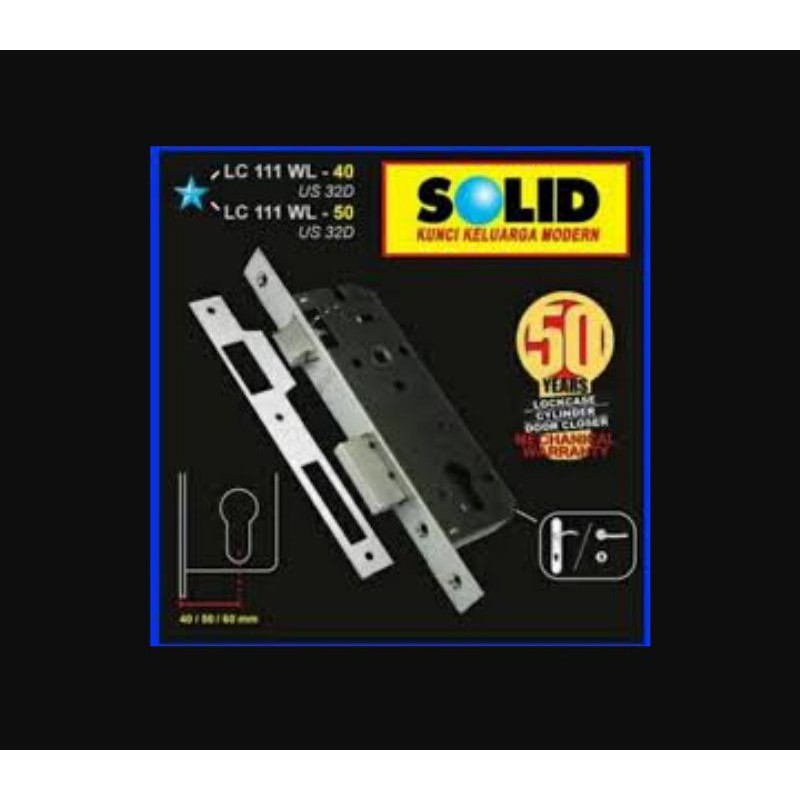 Body Kunci Pintu Solid / Body Swing Solid LC 111 Swing Body Only