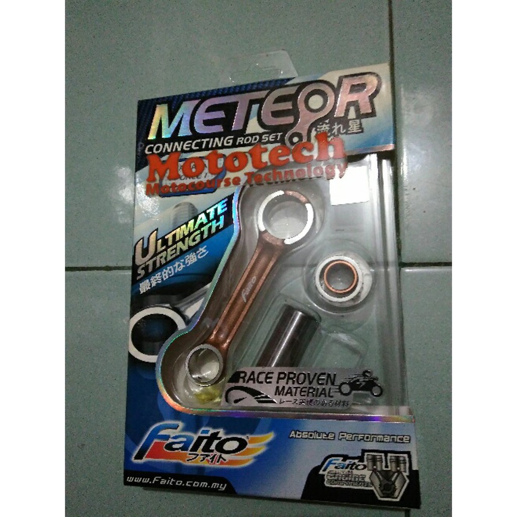 setang piston stang seher conrod yamaha rxz faito meteor set Termurah