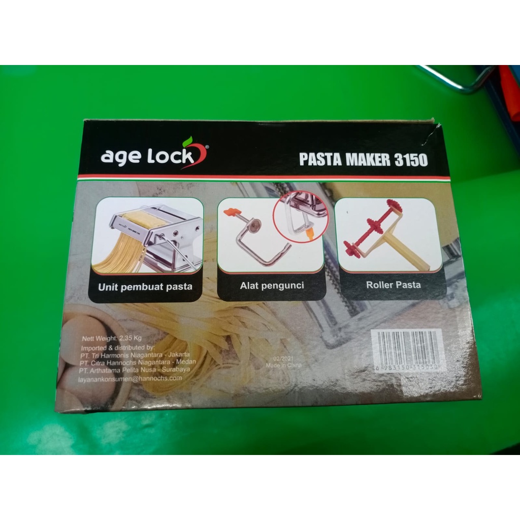 Ampia Gilingan Mie Gilingan Molen Noodle Pasta Maker Gilingan Adonan AGELOCK