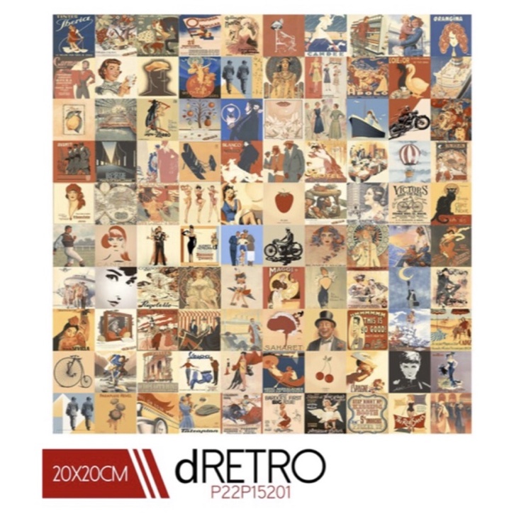 Keramik Dinding Retro/Keramik Panel/Keramik Motif 20x20/keramik Lantai Motif/Keramik Dinding 20x20cm