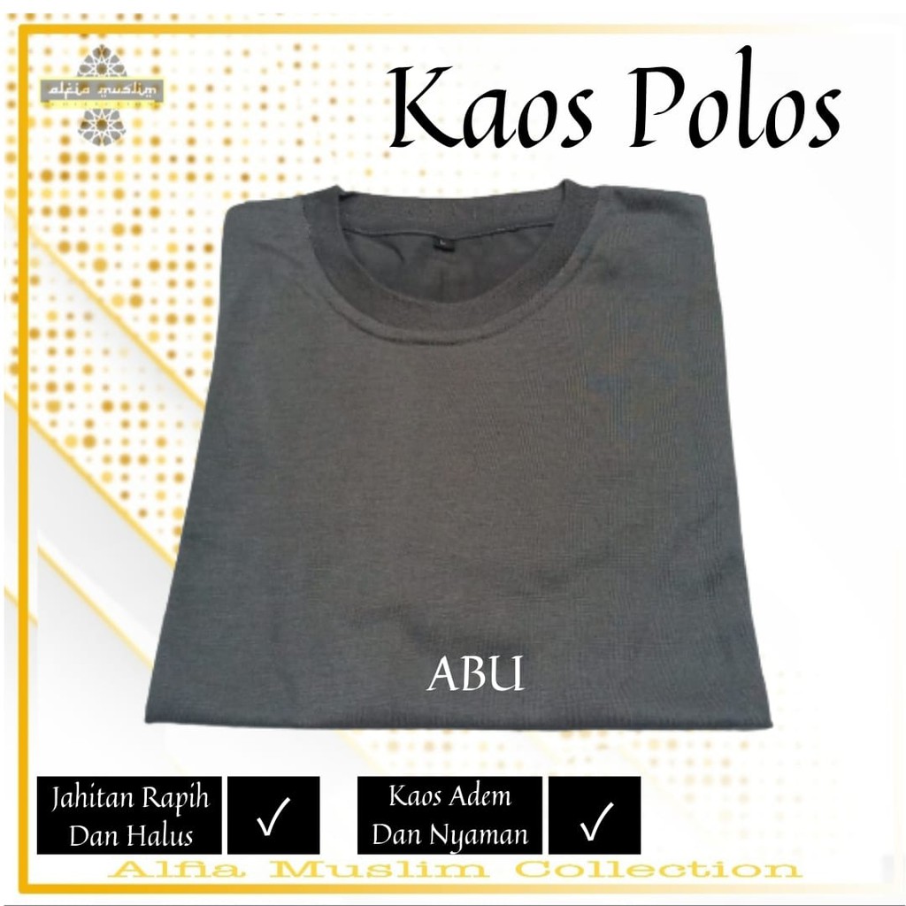 Kaos Polos Bahan Catton kaos Pria Murah Berkualitas