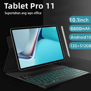 5G Baru tablet Android GALAXY tab PRO 11 10.1 inch HD kamera 12GB+512GB dual SIM siswa belajar tablet home office tablet murah