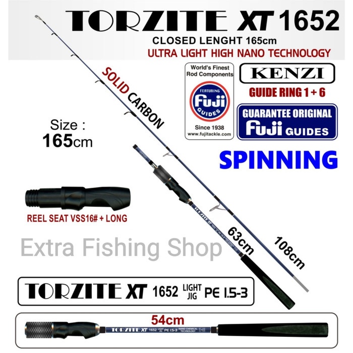 NEW JORAN KENZI TORZITE XT 165CM CINCIN FUJI PE 1.5-3