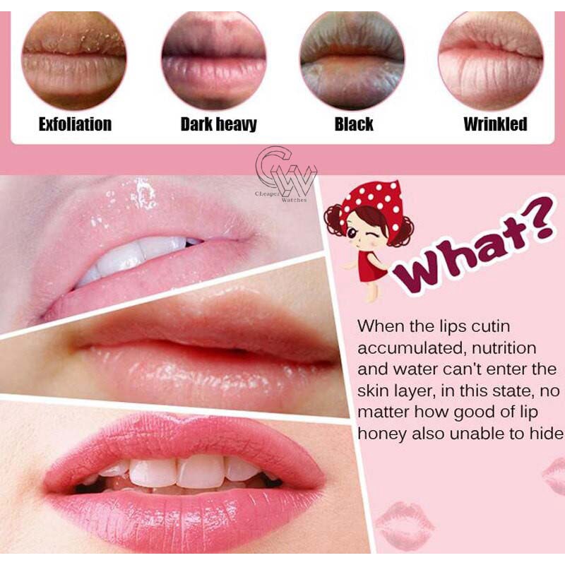 Cheaper-10 Pcs-Peach Moisturizing Lip Mask Masker Bibir/ Gold Collagen Lip Mask / Masker Pelembab Bibir