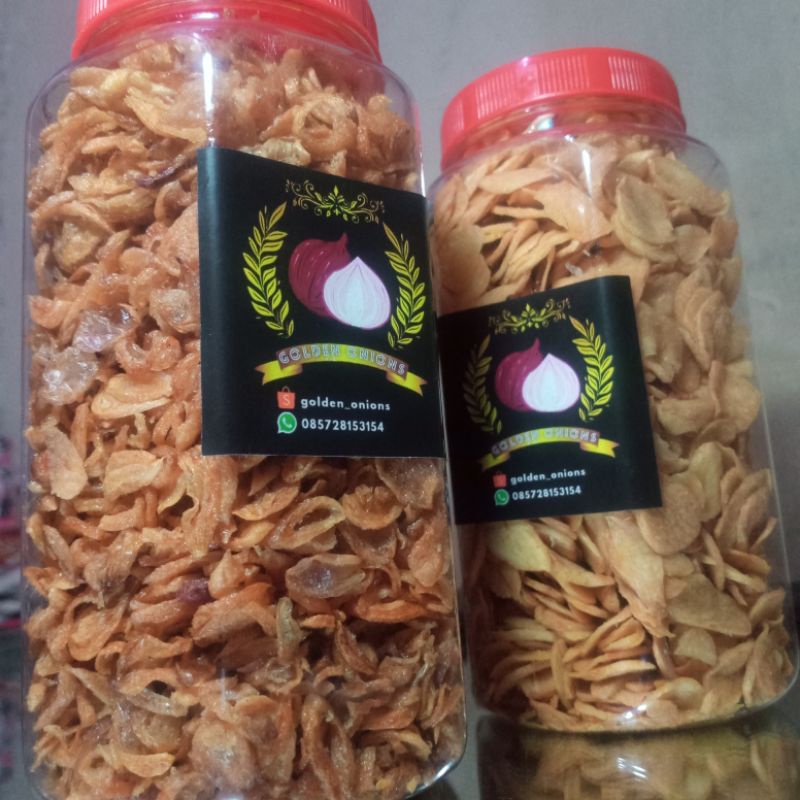 

[MURAH] BAWANG GORENG ASLI "GOLDEN ONIONS" 1/4 KG