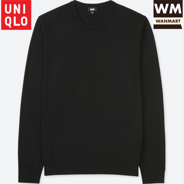 uniqlo black crew neck