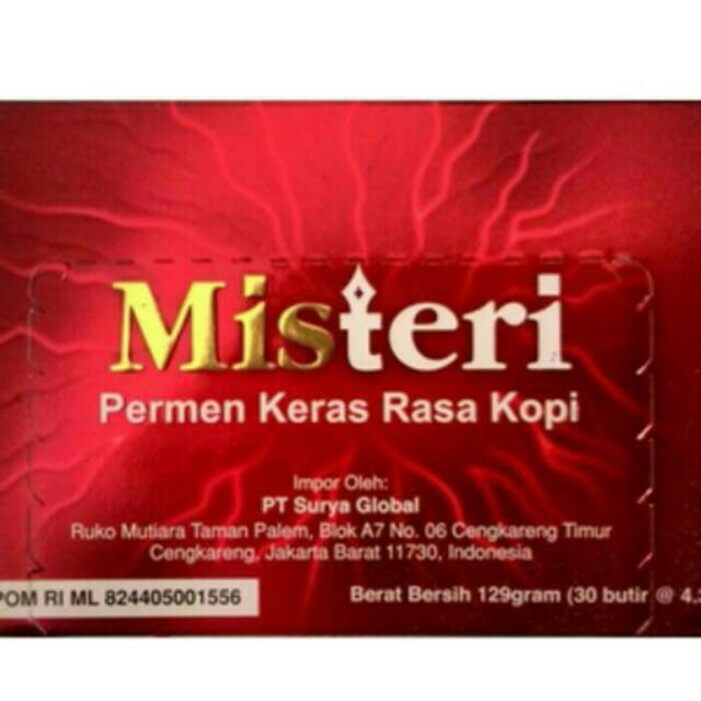 

Diskon khusus PERMEN MISTERI RASA KOPI ORIGINAL