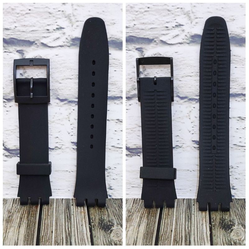 tali jam swatch 19 mm tali swatch tali rubber swatch