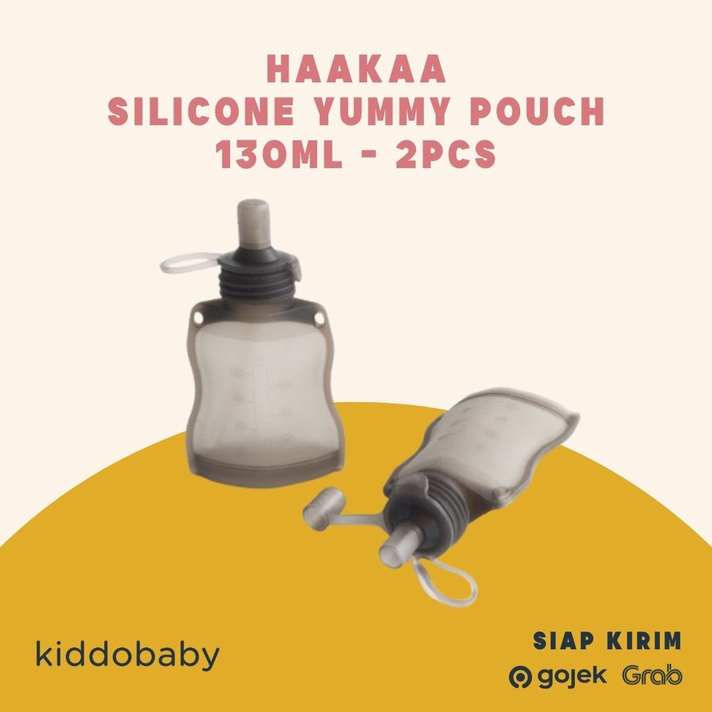 Haakaa Silicone Yummy Pouch 130ml | Perlengkapan Makan Bayi