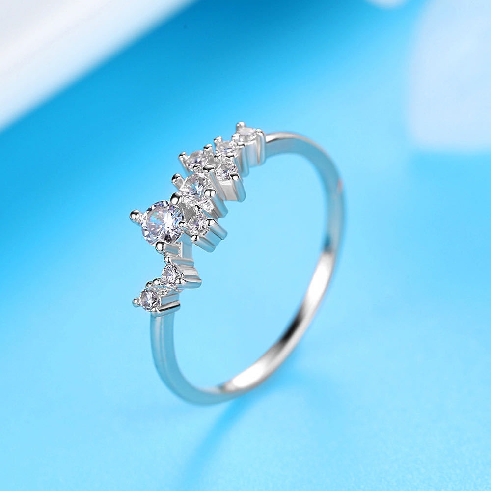 Grosir - C1014 Cincin Berlian Wanita / Cincin Diamond / Cincin Fashion Korean Style / Perhiasan Wanita