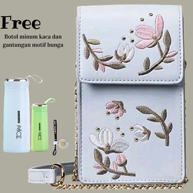 (COD)Pocket Flower _BUNGA/Phone Cantik Murah Meriah