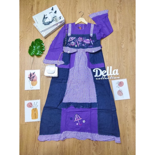 PROMO CUCI GUDANG | baju muslim Keke Anak Perempuan (Size 9)