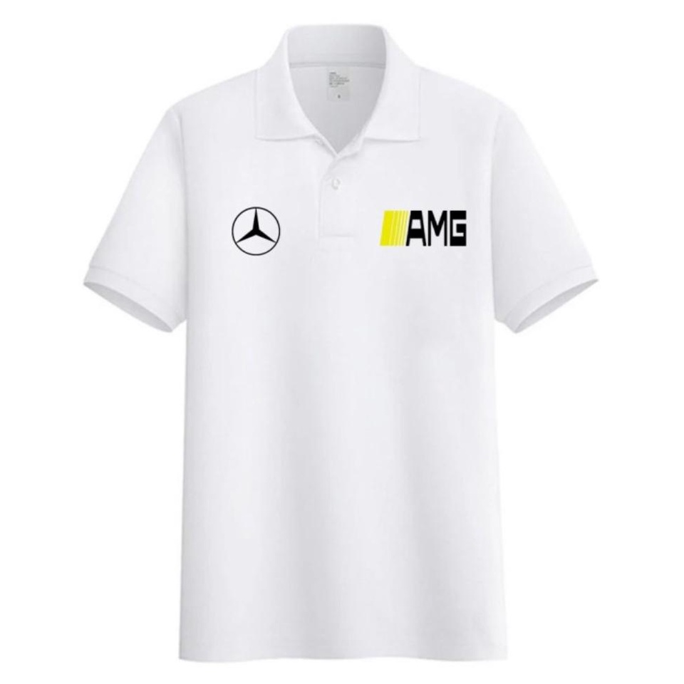 Noveli wear - Kaos kerah pria | kaos polo shirt | kaos polo distro logo AMG