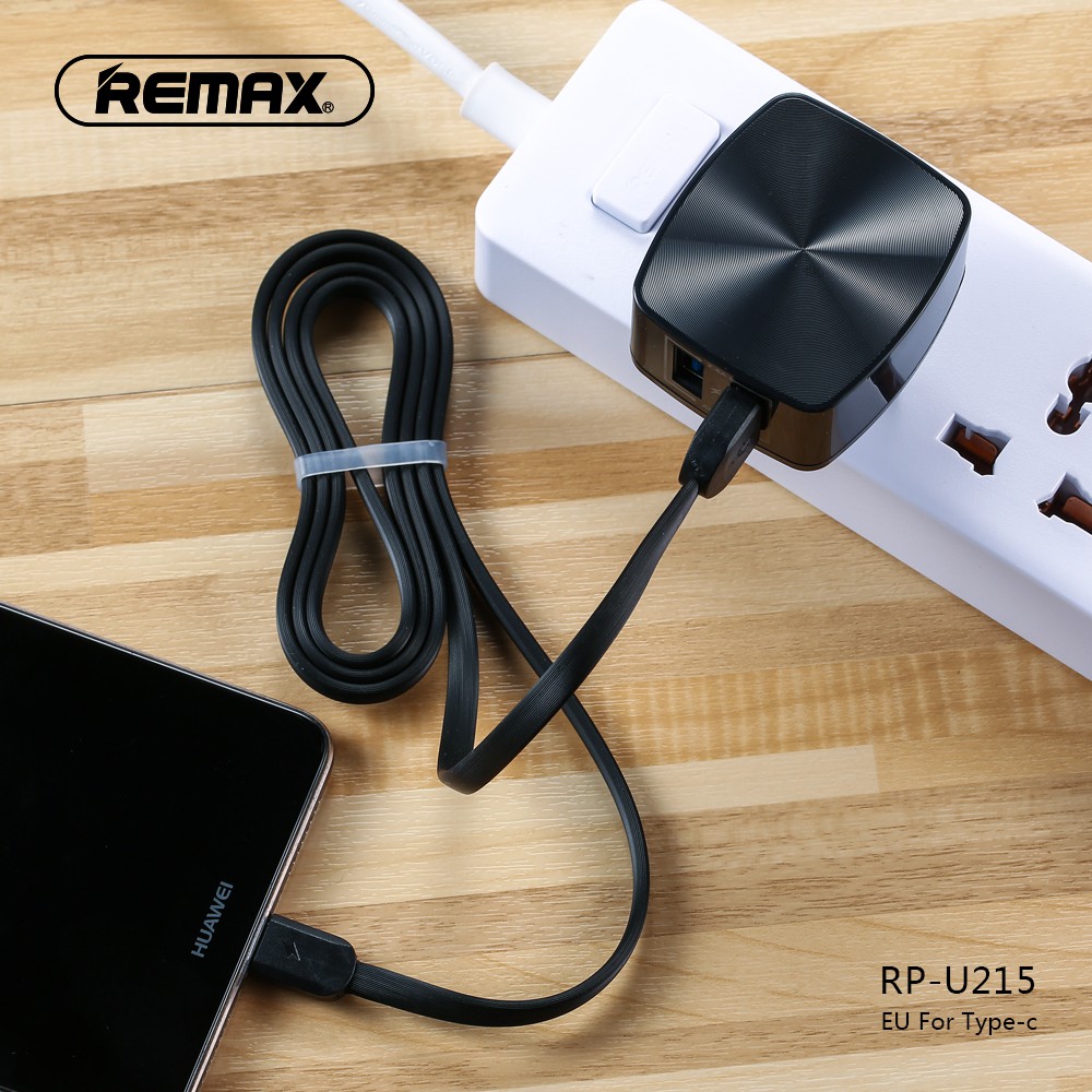 Remax Dual USB Charger with Cable Type C RP-U215a