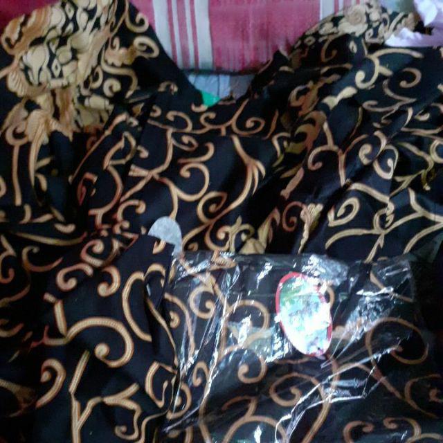 Batik Tunik Serut Etnica Ulir Modern Kekinian Pakaian Kerja Kondangan Kantor Seragaman Murah