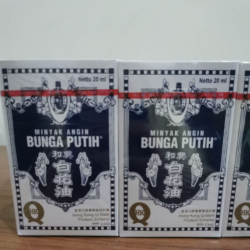 minyak angin bunga putih