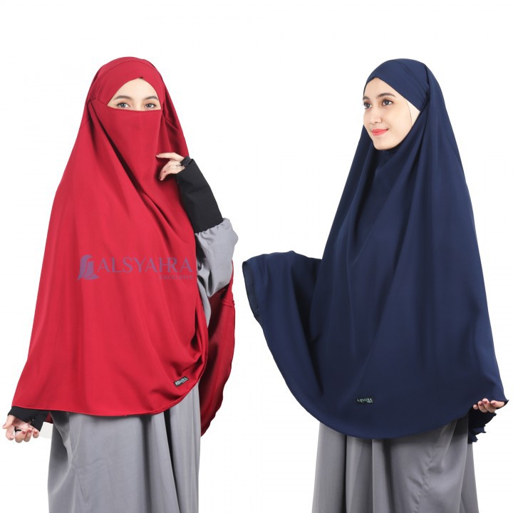 Alsyahra Exclusive French Khimar Handless Wolfis Premium