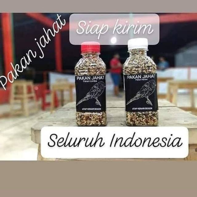 kjg Pakan Jahat Kenari Harian (Kemasan Botol, Pakan Harian Kenari)