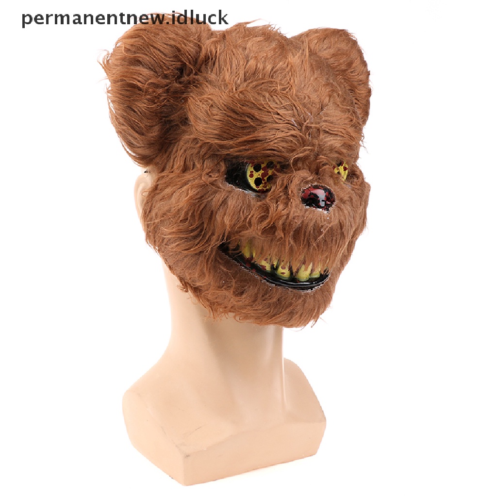 Topeng Bloody Killer Kelinci Teddy Bear Bahan Plush Untuk Cosplay Halloween