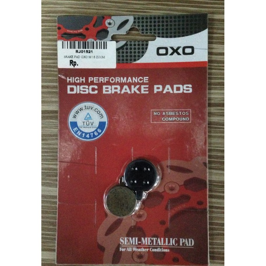 BRAKE PAD OXO M 16 ZOOM