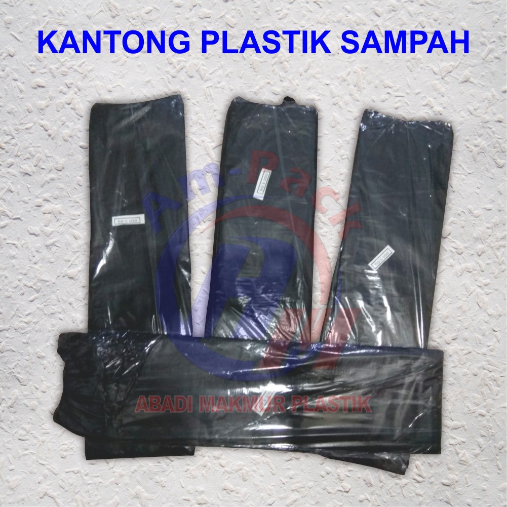 Plastik Sampah Hitam Uk 60x100 (isi 12 Lembar)