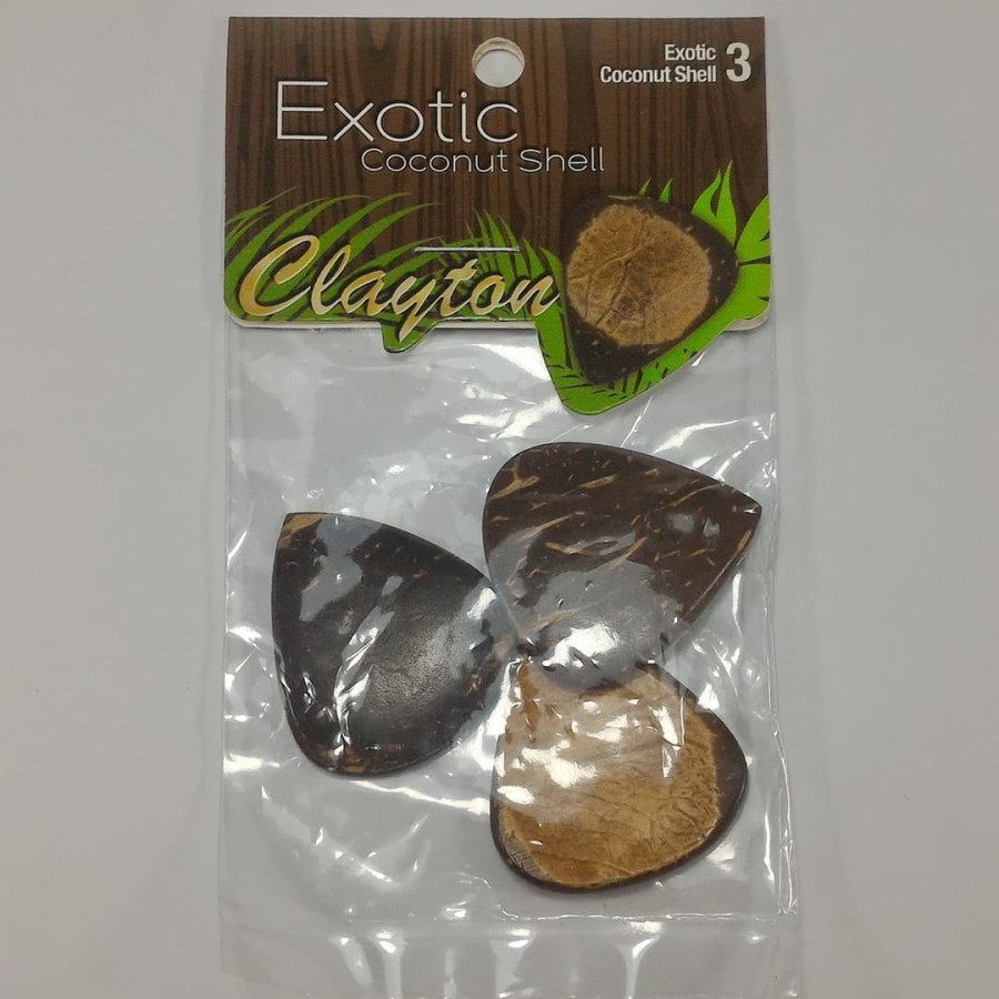 Clayton Exotic Coconut Shell Pick Gitar