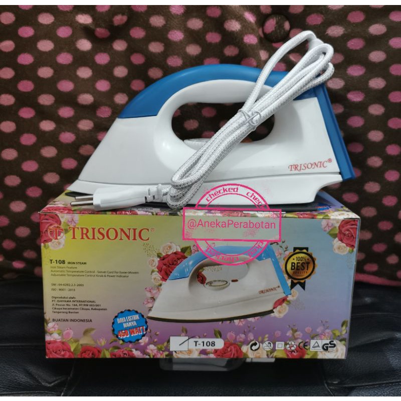 Setrika Otomatis Trisonic T108 450W