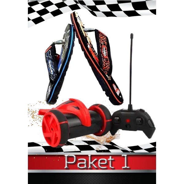 GRATIS Rc FLip stunt Car Remotkontrol Ardiles Sandal Gunung Anak Ardiles Sandalanak Sendal anakanak