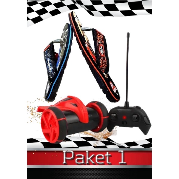 GRATIS Rc FLip stunt Car Remotkontrol Ardiles Sandal Gunung Anak Ardiles Sandalanak Sendal anakanak