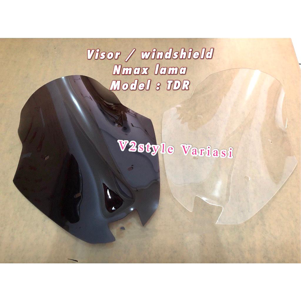 NEW FOTO ASLI VISOR YAMAHA NMAX 155 OLD TDR LASER PRESISI WINDSHIELD NMAX LAMA 2015 2016 2017 2018 2019 WINSHIL KACA DEPAN NMAX MODEL TDR FULL JENONG WINSIL NMAX SPORTY NMAX 155 LAMA KACA ANGIN DEPAN KACA ACRILIC 3MM 2MM VISOR ANGIN DEPAN MOTOR TAHAN ANGI