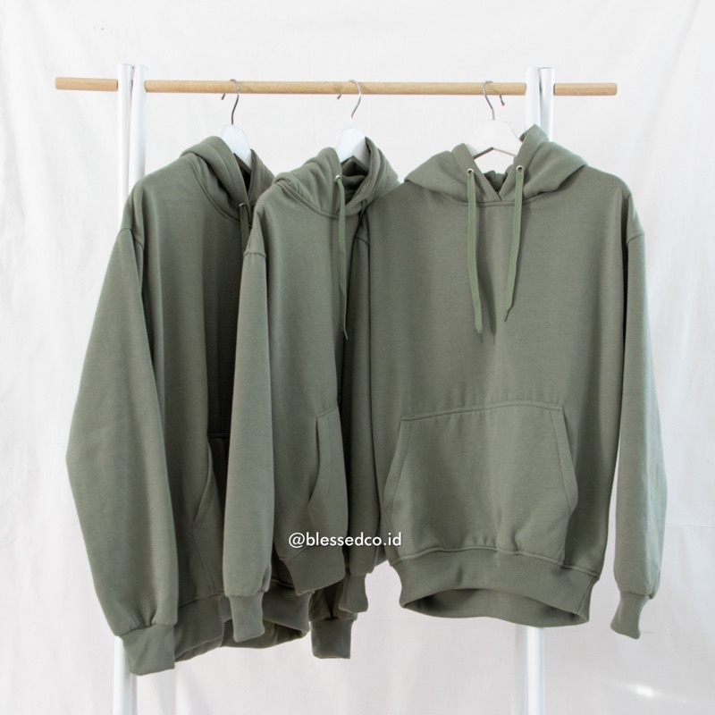 Hoodie Jumper Green Olive