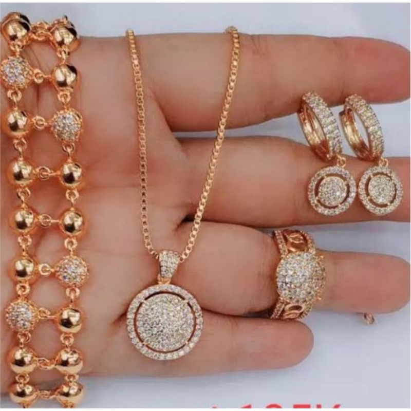 1Set Emas Xuping Dewasa