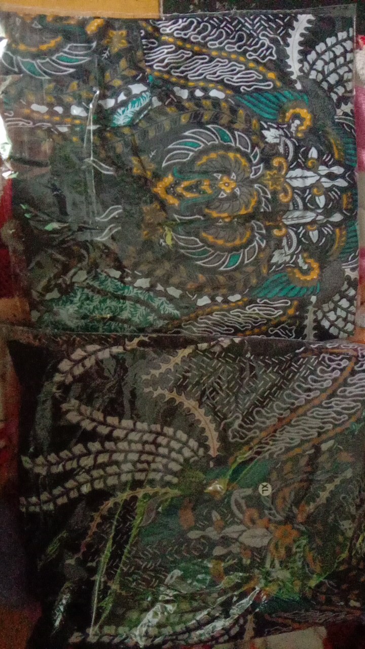 Batik Couple Keluarga Sania Ruffle Ori Ndoro Jowi Dnt Motif Madu
