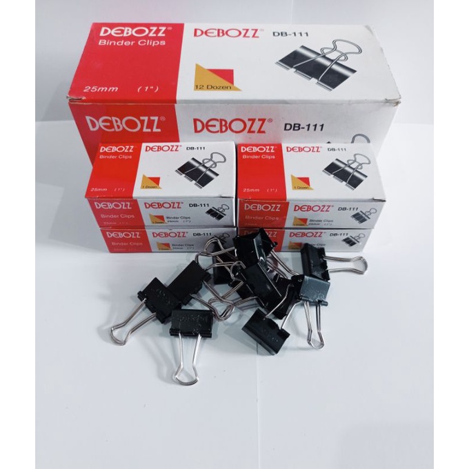 

BINDER CLIPS, PENJEPIT KERTAS, NO.111 (25mm) / DEBOZZ DB-111