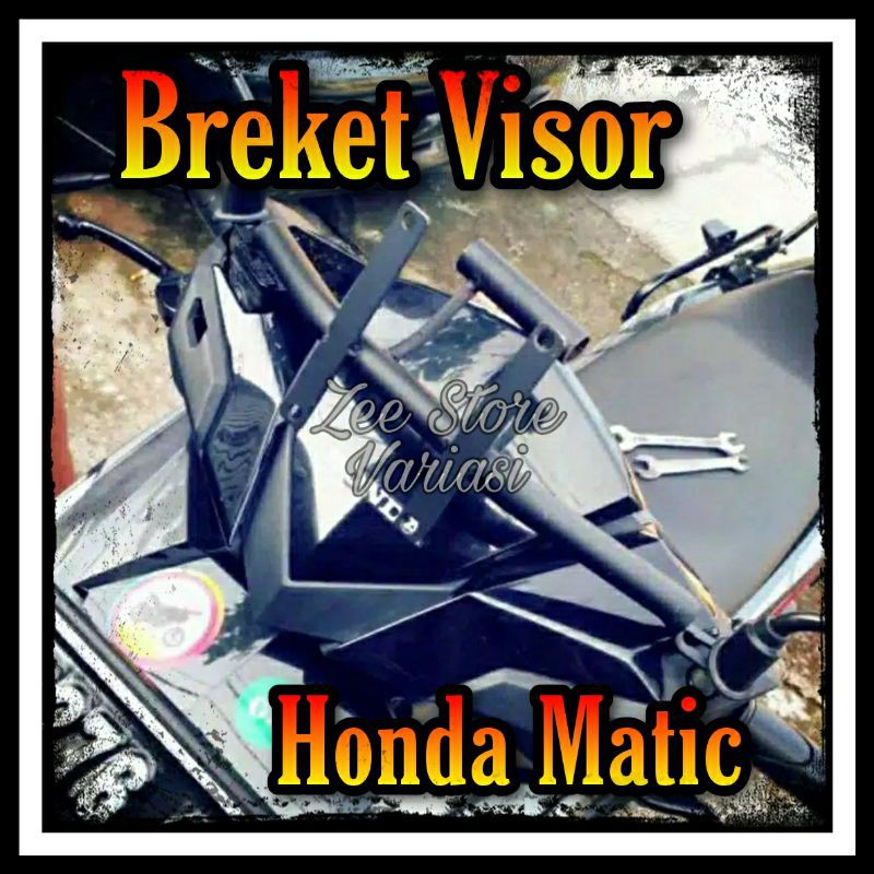 Breket Visor Honda Vario Beat scoopy spacy bracket dudukan visor windshield