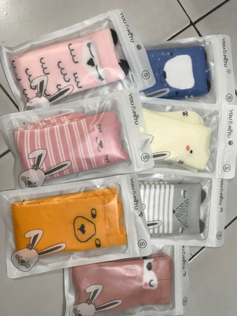 Kaos Kaki Bayi Panjang Premium Import/Kaos Kaki Bayi Korea Lucu