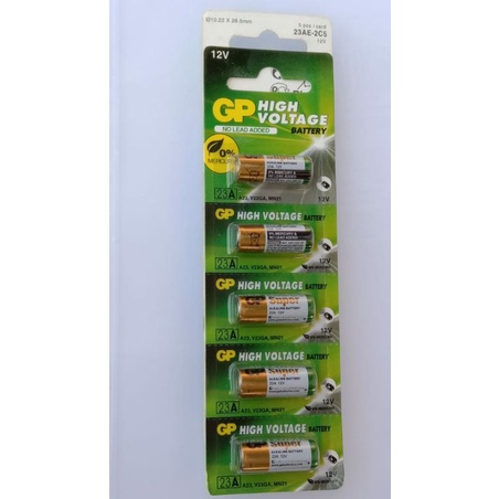 batre Gp 23 A  / 23A  / A23 Battery Gp super  Alkaline batre remot mobil