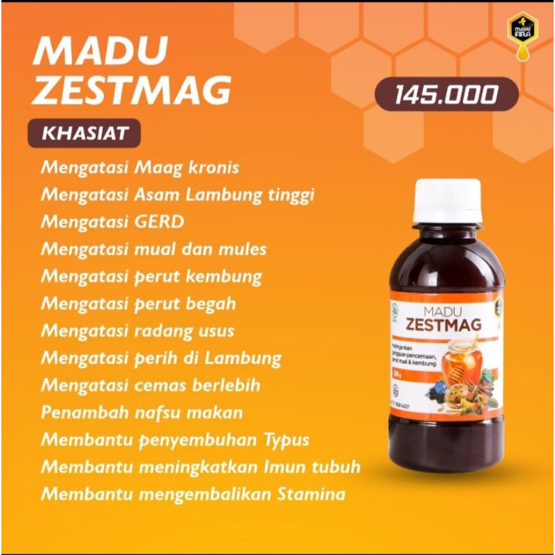 MADU ZESTMAG  obat asam lambung maag axienty gerd perut kembung 280 gram-1