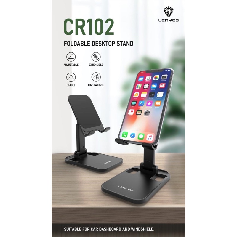 LENYES CR-102 HOLDER STAND HP / TAB PREMIUM MATERIAL ORIGINAL ADJUSTABLE